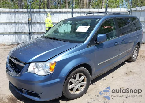 2012 Chrysler Town & Country Touring из США, поврежденный, VIN 2C4RC1BG1CR188505